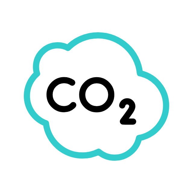 Animated GIF of a carbon dioxide cloud.